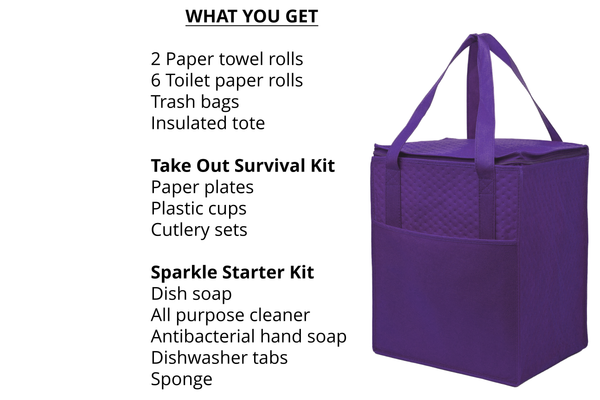 Luxe Welcome Home Box Custom Bag Color - Premium Move-In Essentials & Gift-Ready Comfort